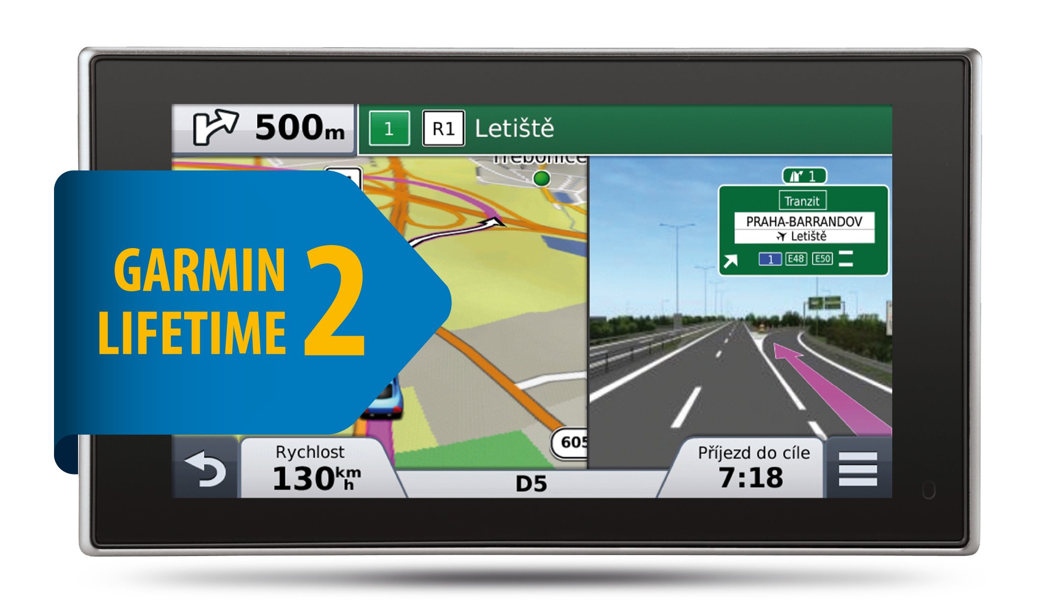 Garmin Lifetime2 jsou navigace s doživotní péčí