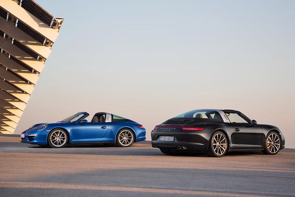 Detroit 2014: Porsche 911 Targa 4 a 4S