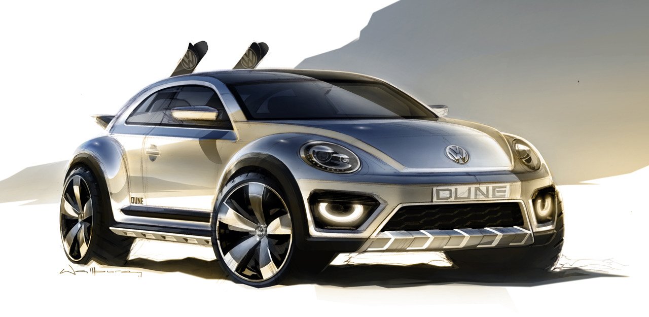 Volkswagen Beetle Dune Concept: Akční koncept pro Detroit