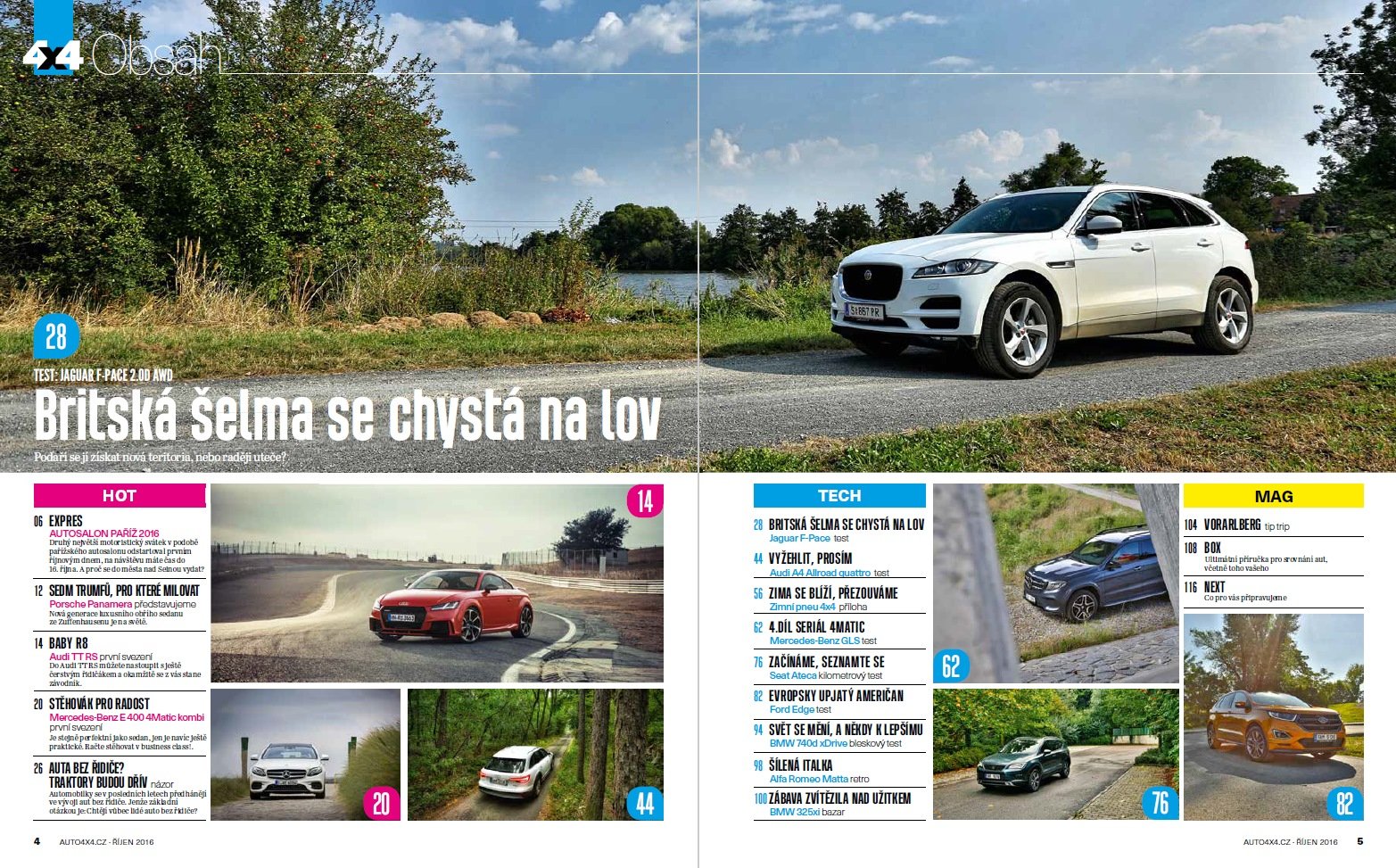 Nemáte ještě říjnové vydání 4×4 Automagazínu? Honem pro něj!